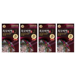 리엔 흑모비책골드 염색약 자연갈색, 90g, 4개