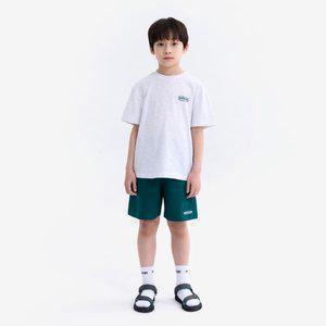 [아웃도어 프로덕츠 키즈][온라인전용]백그래픽 반팔티 셋업 (멜란지 화이트) OD252SS