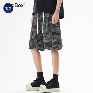 남자반바지 카고반바지 남성여름바지 GirdBox 미군 스타일 캐주얼 5부 반바지