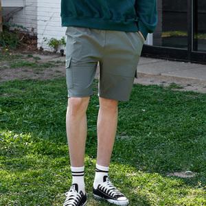 [파라고나] 시티 절개 카고 5부 밴딩 팬츠 4color 4size M25SP201
