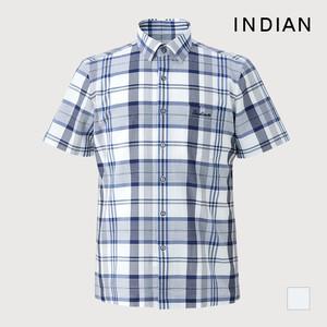 [INDIAN] 써커 빅체크 셔츠_MITNSYM4121