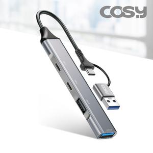 코시 UH2256CA 찰리 듀얼 커넥트(C+A) 4포트 USB 허브(USB 3.0, 2.0)