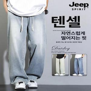 JEEP SPIRIT 남성 텐셀 청바지 캐주얼바지