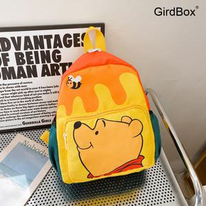 GirdBox 학생용 귀여운 곰돌이 책가방 초경량 백팩 남학생 여학생 여행용 가방