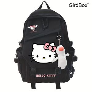 GirdBox 헬로키티 책가방 여학생용 산리오 캐릭터 백팩 중고등학생 가방