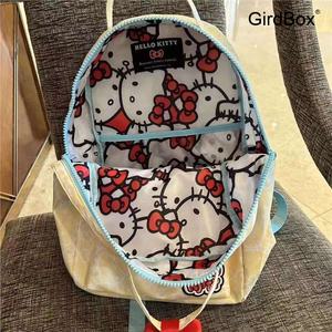 GirdBox 2024 신제품 헬로키티 노바 콜라보 학생 책가방 여학생용 귀여운 가벼운 백팩