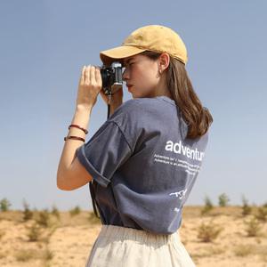 플루크 어드벤쳐 폰트 피그먼트 오버핏 반팔티셔츠 FST705 / 5color W
