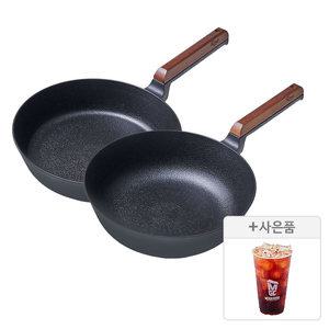 도루코 헤이즐 IH 인덕션 팬 2종세트(프라이팬 24cm+궁중팬 26cm)