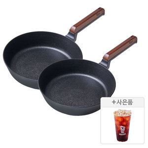 도루코 헤이즐 IH 2종(프라이팬 24cm + 프라이팬 28cm)