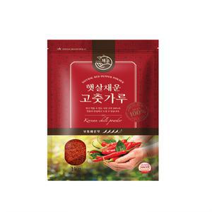 [내일도착] 24년산 국산 햇살채운 고춧가루 1kg 보통매운맛 보통굵기