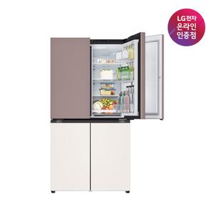 [혜택가189만원대]LG 디오스 오브제컬렉션 매직스페이스 T875MKE111 870L 1등급 4도어