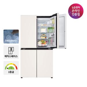 LG 디오스 오브제컬렉션 STEM 얼음 냉장고 매직스페이스 T875MEE141 1등급