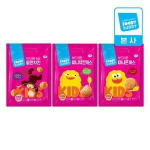 [푸디버디] 부드러운 순살 팝콘치킨+돈까스+치킨까스 세트