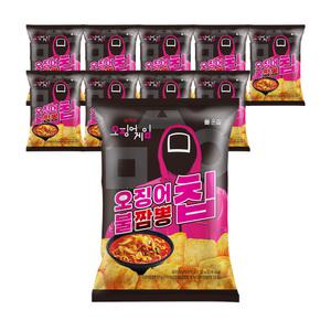 [오징어게임] 오징어 불짬뽕칩 50g x 10개