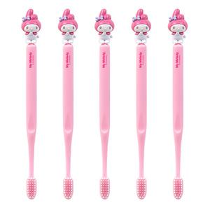 산리오 피규어 칫솔 6세이상 마이멜로디 키즈 칫솔 5ea세트