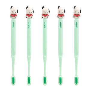 산리오 피규어 칫솔 6세이상 포차코 키즈 칫솔 5ea세트