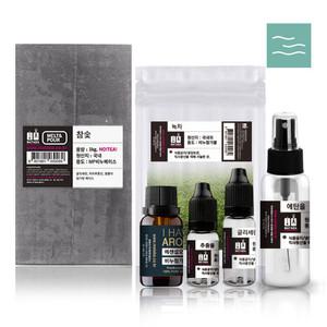 마타바 피부야진정해! 녹차티트리 1kg 수제 비누 만들기 KIT(약 10개 작업가능) 세트