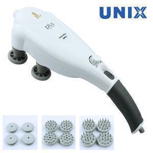 유닉스 기플러스 파워 진동 안마기 MX-3500[교체봉 3종][공식대리점]  목 등 어깨 다리