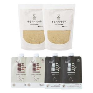 [국산] 모닝팜 볶은서리태가루 500g/ 빼곡빼곡 서리태선식/ 블랙선식(흑임자,볶은곡식