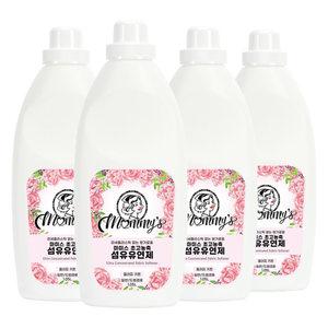 마미스 초고농축 섬유유연제 플러피 키튼향 1.05L 4개