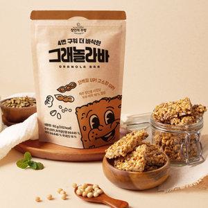 [김대석장인]4번 구워 더 바삭한 8곡 그래놀라바 92g X 3봉(총 30개입) 두부 16% 과자