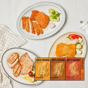 [바르닭] 크런치 닭다리살 90g*3팩 3종 골라담기