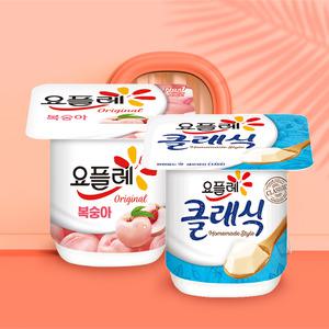 빙그레 요플레 85g 16개 복숭아 / 클래식