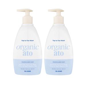 닥터키노 유기농 아기 탑투토 워시 400ml×2 / 신생아 올인원 바디워시