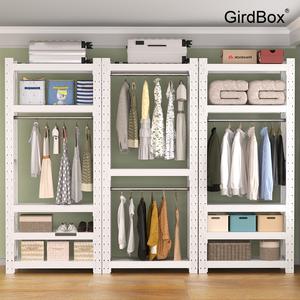 선반 수납선반 다용도 조립 GirdBox 무볼트 철제 벽걸이 원목 모듈 선반장 거실 주방