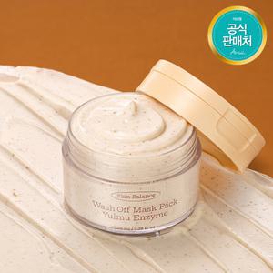 아리얼 스킨 밸런스 율무 효소 워시오프 마스크 팩 100ml