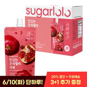 [인테이크] 슈가로로 무설탕 맛있는 곤약젤리 석류 150g*10팩