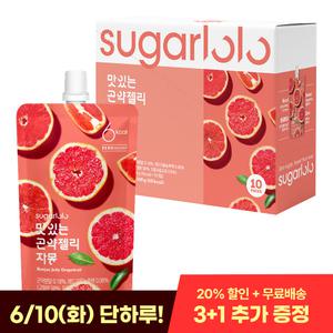 [인테이크] 슈가로로 무설탕 맛있는 곤약젤리 자몽 150g*10팩