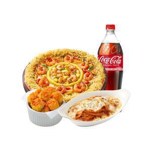 피자헛 더블 쉬림프 크런치 오리지널 (L) SET