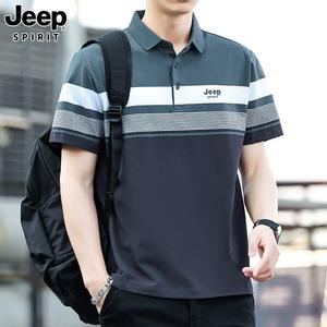JEEP SPIRIT2025 남자 반팔티 기능성 여름 쿨 티셔츠 운동 오버핏