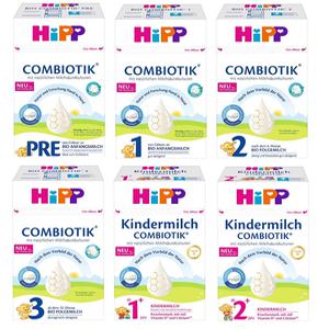힙분유 8통 콤비오틱 PRE/1단계/2단계/3단계/무전분 킨더밀쉬 1+/2+