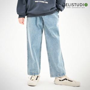 스마일와펜배기데님팬츠