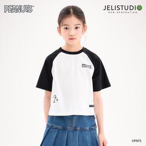 [피너츠]스누피와 우드스탁 쿨반팔티셔츠