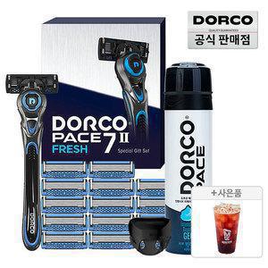 (15%+추가2천원) 도루코 페이스7투 프레시 홈쇼핑 면도 풀세트 5호+증정(메가커피)/7중