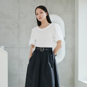 볼륨 퍼프 소매 블라우스 ER2WB561