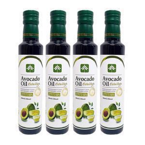[오리지널픽_행복팩토리] 최상급 100% 엑스트라버진 아보카도오일 250ml x 4병