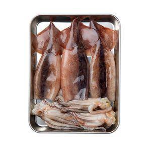[최종 10,000원] 쫄깃하고 맛있는 깔끔 손질오징어 500g 5마리