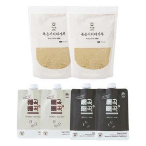 [국산] 모닝팜 볶은서리태가루 500g/ 빼곡빼곡 서리태선식/ 블랙선식(흑임자,볶은곡식