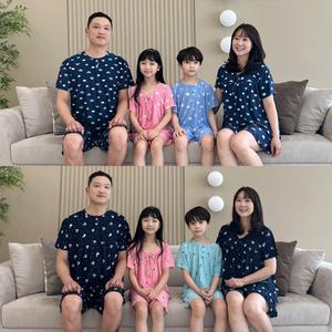 폭스클럽여름잠옷냉감인견가족커플아동주니어파자마