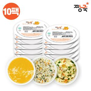 [짱죽] 냉장이유식 반찬, 국, 볶음밥 10팩/20팩/30팩/짜먹는 이유식 / 희망일택배 10이