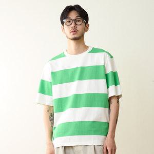 [ZERO LOUNGE]그린 럭비 반팔 티셔츠-0GTTSQUB15