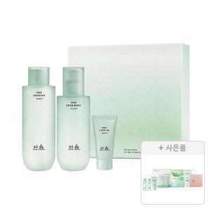 한율 어린쑥수분진정2종세트, 1개 + 증정(어린쑥 3종 키트, 1개 + 랩핑 마스크 23g 1개