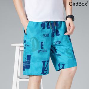 남성반바지 남자반바지 여름 쿨링 GirdBox 면소재 편안한 5부 바지 해변가 휴가용