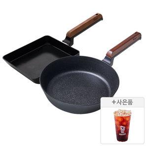 도루코 헤이즐 IH 2종(프라이팬 28cm + 계란말이 21cm)