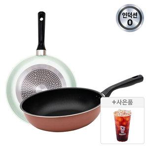 NEW 도루코 세븐티즈 프라이팬 2종 IH겸용 28cm+궁중28cm