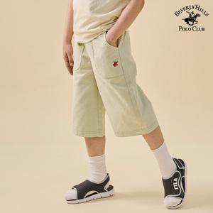 [폴로클럽] 빅포켓밴딩7부바지_연민트